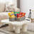 Woven Storage Basket Set With Handles, Handwoven Paper Rope Organizing Baskets For Bathroom, Living Room, Kitchen, And Office