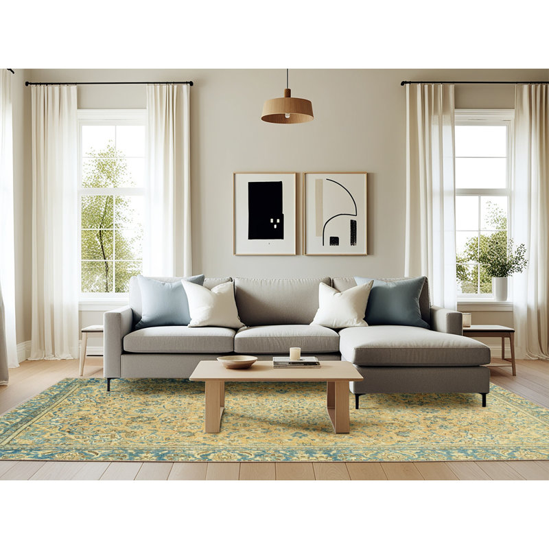 Abstract Indoor Rug, Rectangle 6' x 9'