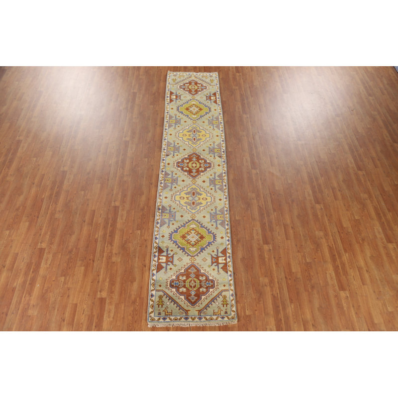 Tapis tribal traditionnel indien 3 x 12