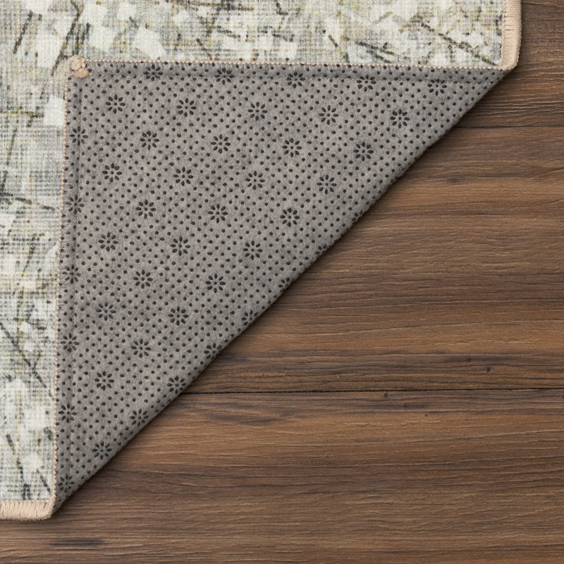 Tapis ivoire à tissage plat Sotho, Rectangle 5 pi x 7 pi