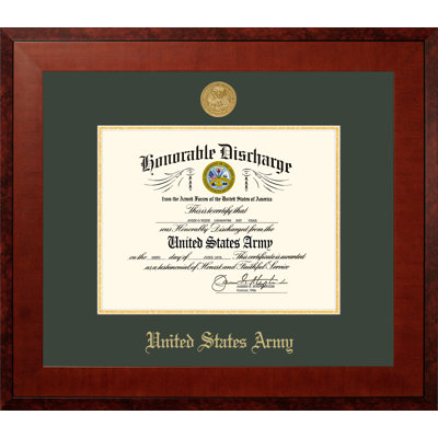 Army Discharge Honor Picture Frame