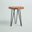 Solid Wood Top End Table