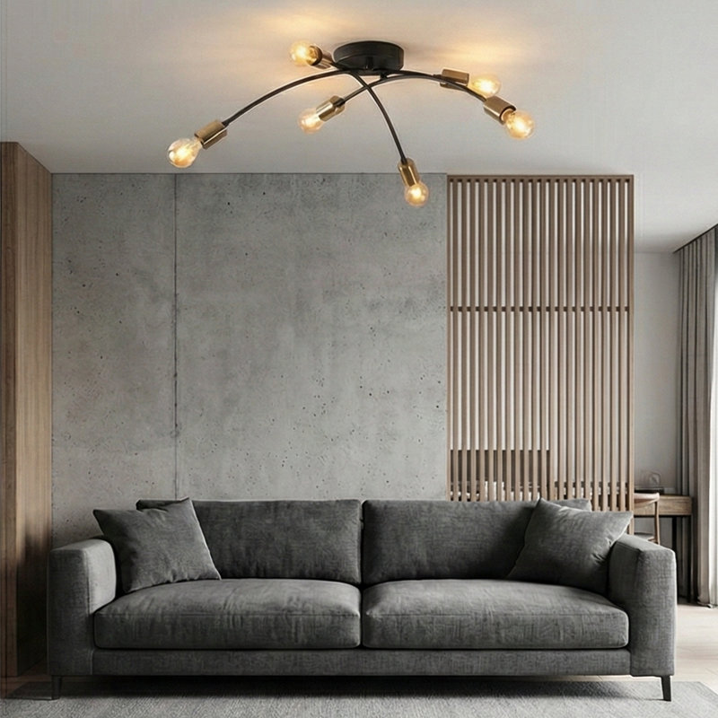 Lustre spoutnik 6 lumières