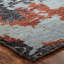 Wool Abstract Area Rug in Blue/Brown/Red-398064209