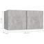 Awura Hanging TV Cabinets 3 pcs 60x30x30 cm-120631610