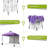 10' X 10‘ Pop Up Canopy With Sidewalls For Outdoor, Waterproof Portable Canopy With One Push Setup-109519367