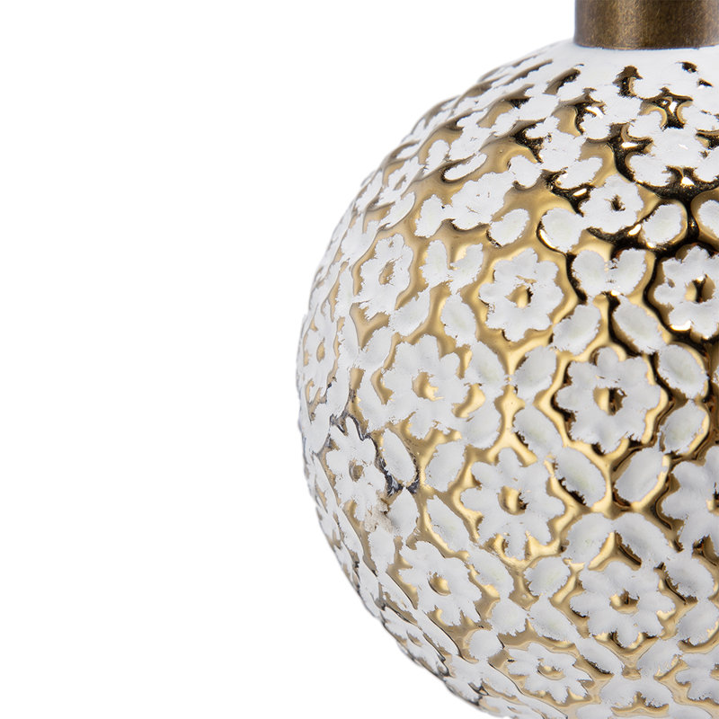 Ornement boule de Noël en verre 3,1 po Gorgias