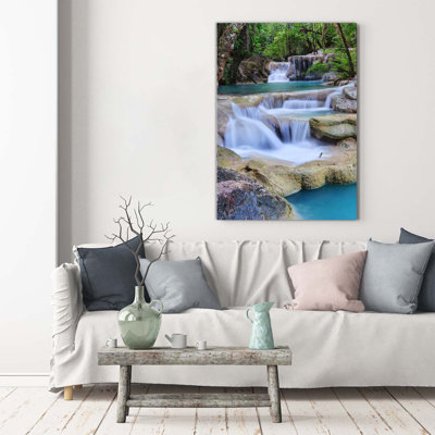 Waterfall Thailand - Wrapped Canvas Print