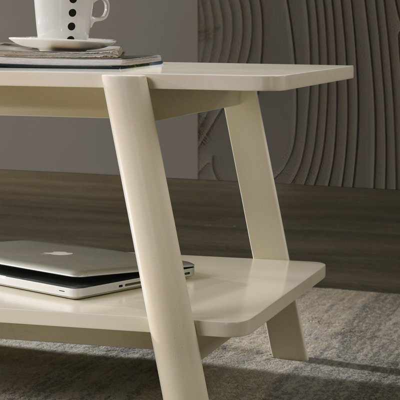Rumi End Table, Off-White