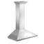 48" KL2 400 CFM Convertible Wall Mount Range Hood in Brushed Stainless Steel-1420641673