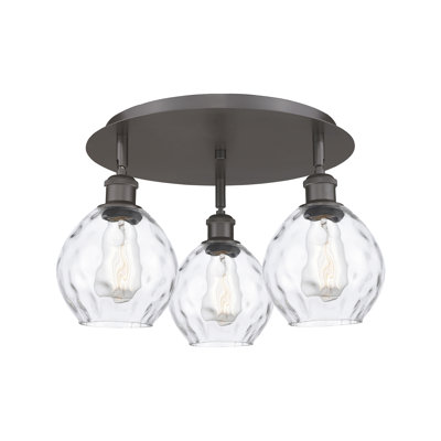 Beren Glass Flush Mount