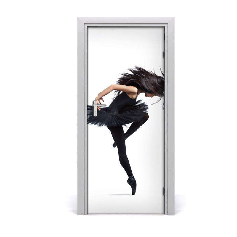 People Ballerina Door Decal