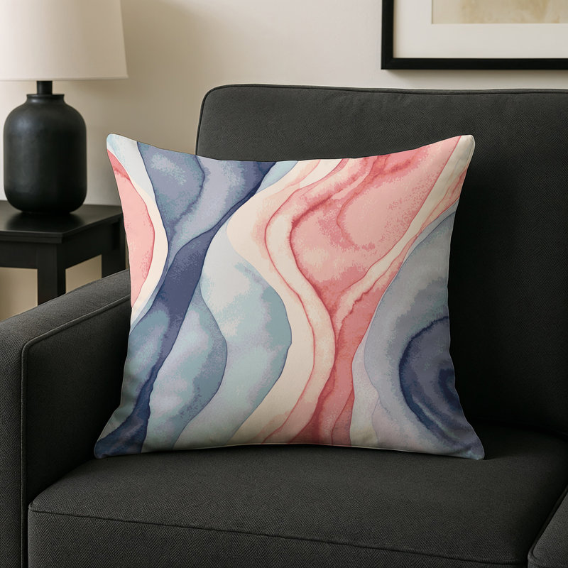 Sunset Pool Indoor And Outdoor Throw Pillow, Square 16"