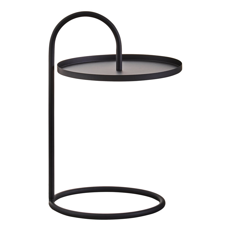 Alexica End Table, Black, Black