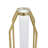 3 Piece Gold Stainless Steel Table Vase Set
