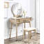 Coiffeuse et tabouret blanc moderne Modern