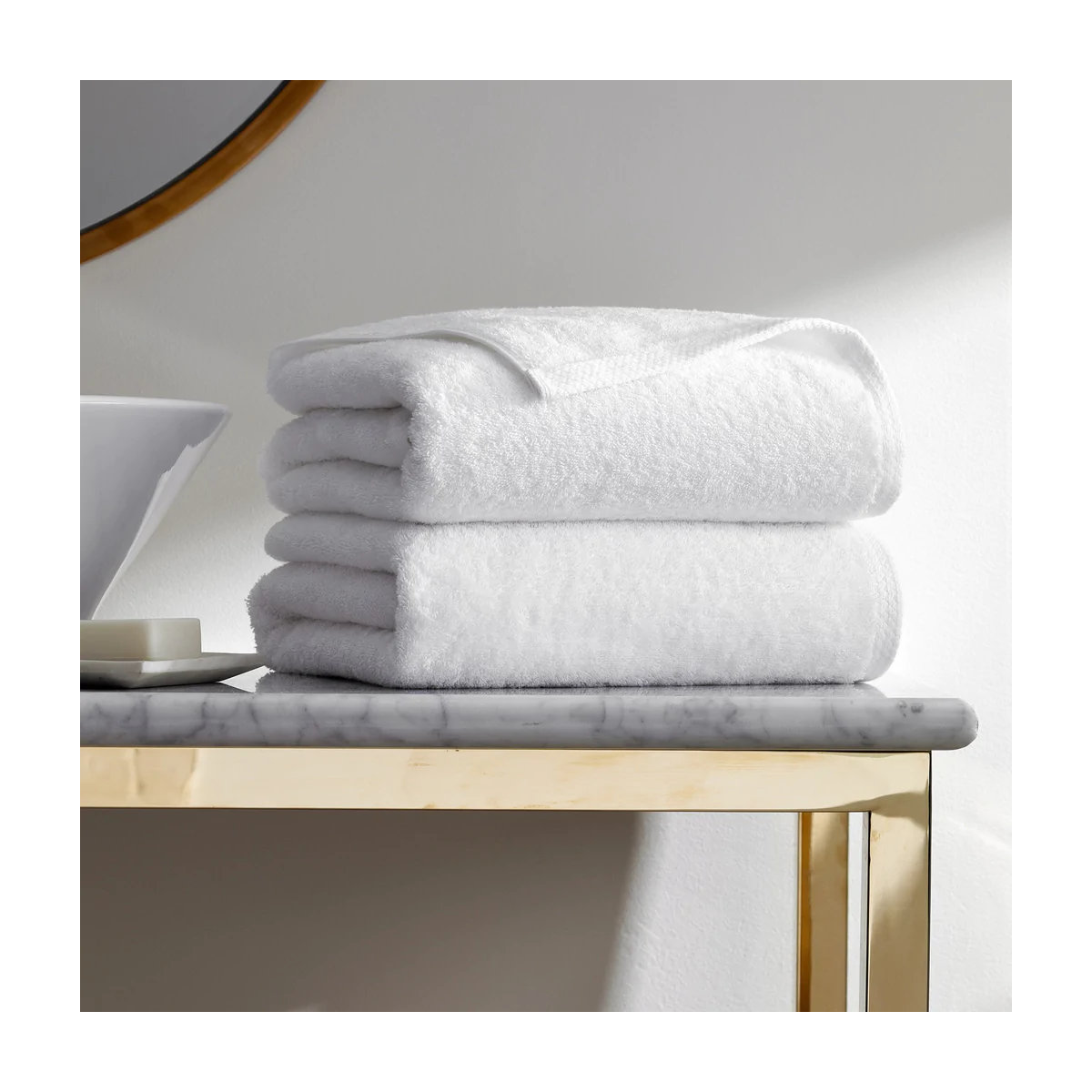 Frette Simple Border Bath Sheet - Thumbnail 2
