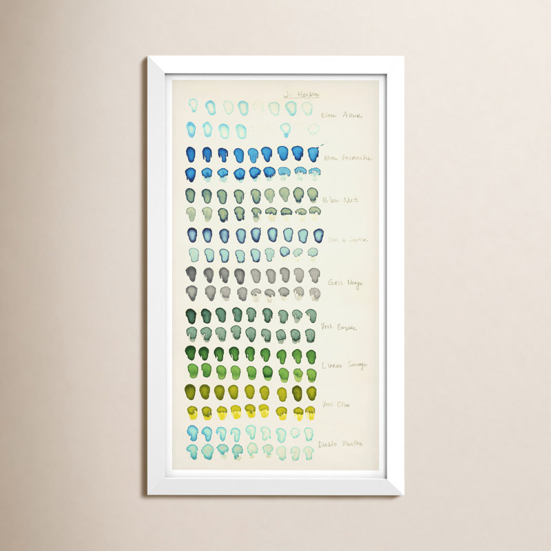 Swatch Green Print by Susan Hable