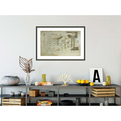 Imperial Hotel (démonté). «Tokyo Japon» par Frank Lloyd Wright - impression giclée encadrée