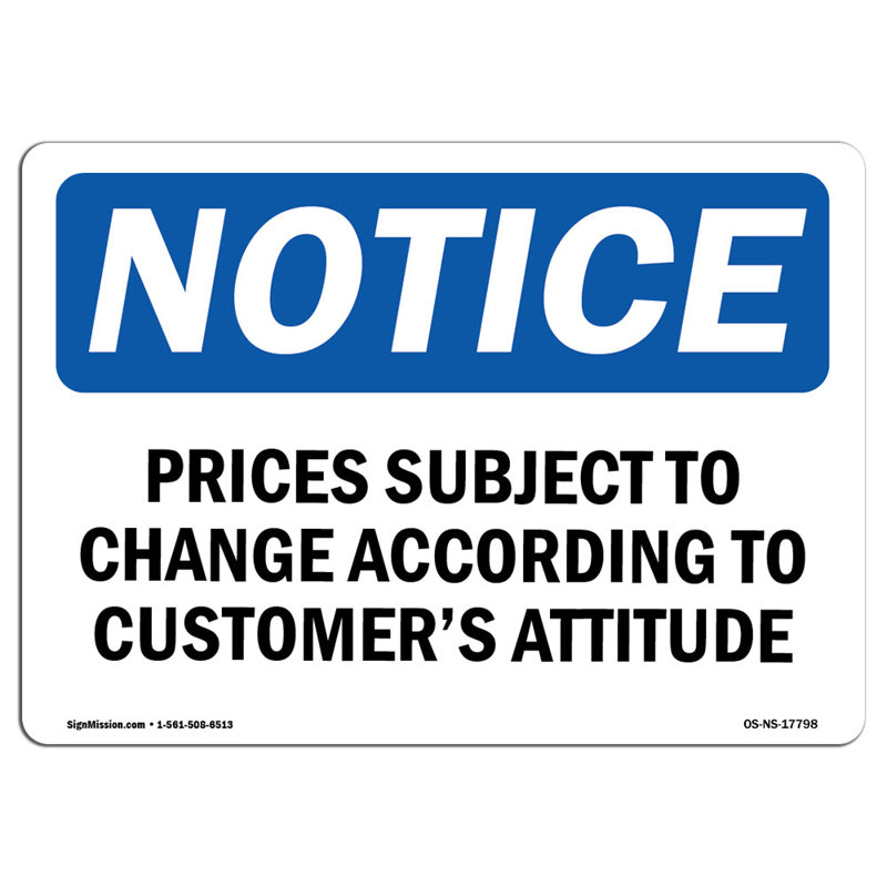 Les prix peuvent changer selon le signe du client, H 12 po x l 18 po x P 0,1 po