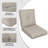 2 Pcs Set High Back Patio Chair Cushions, Tufted Rocking Chair Cushions, Adirondack Cushions For Garden, Porch-1112866483