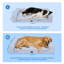 Lit orthopédique rafraîchissant pour chien, taille L