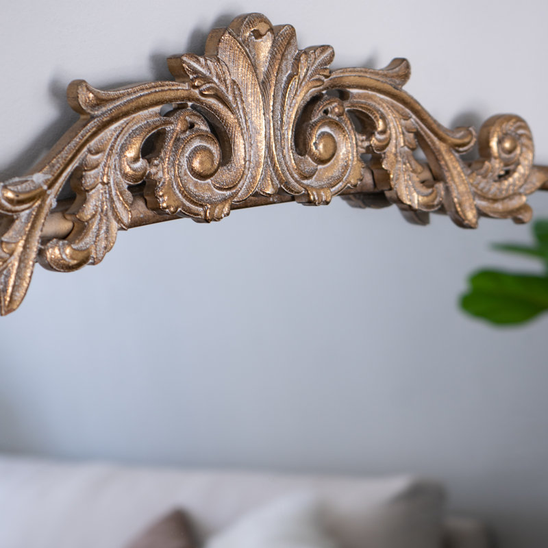 Miroir arqué Classic Design, Doré