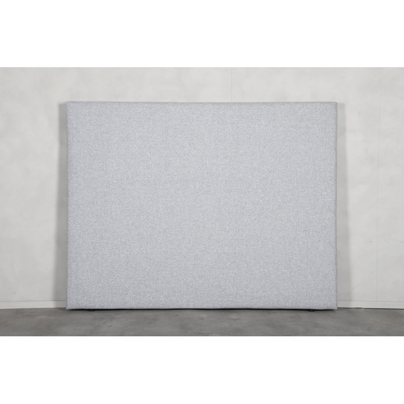 Bryonny Upholstered Headboard, European Kingsize (160 x 200cm), Light Grey