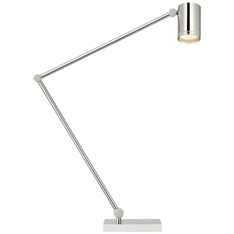 Kelly Wearstler LED Desk Table Lamp, Polished Nickel, Polished Nickel
