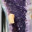 Amethyst Wings on Custom Stand