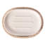 Porte-savon ovale en rotin avec insert en céramique -101462492