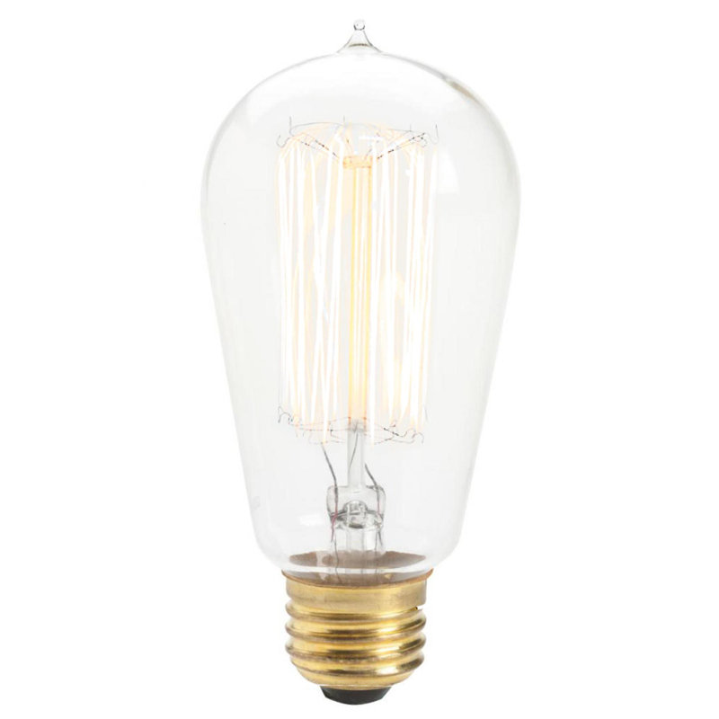 Ampoule incandescente 60 W à intensité variable de 60 W, culot moyen E26 (standard)