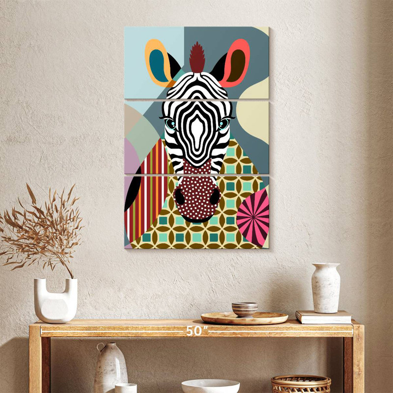Brampt Spectrum Zebra, 38" H x 24" W