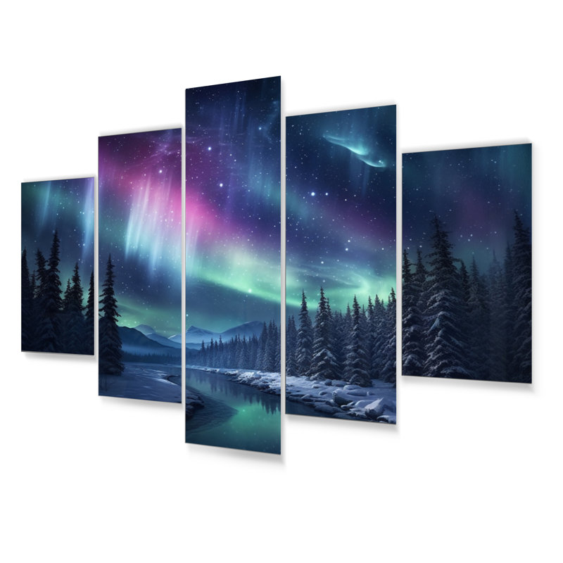 Ensemble de salon Northern Lights III - Aurora Borealis