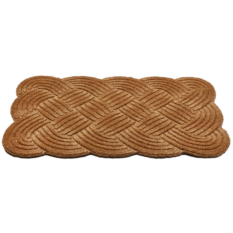 Lovers Knot Embossed Outdoor Doormat