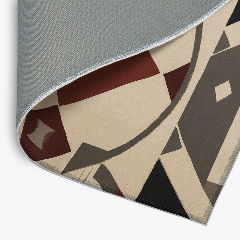 Chronicle Canvas Indoor And Outdoor Area Rug, Rectangle 4' x 6'