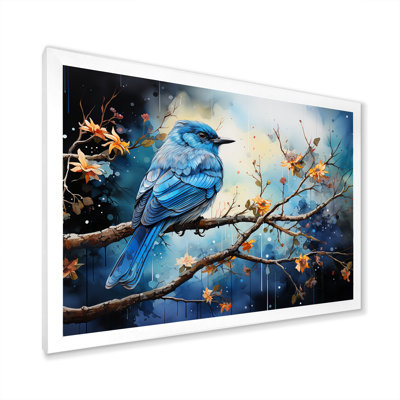 Oiseau aquarelle Auras II sur toile