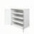 Shoe Box with RGB LED Light, Wooden Stackable Shoe Storage Box with Glass Door, Shoe Storage Bin Shoe Display Case for Sneakers (4 Tier-1)-521894502