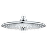 Euphoria Fixed 3-Setting Rain Shower Head Jet SmartRain Settings