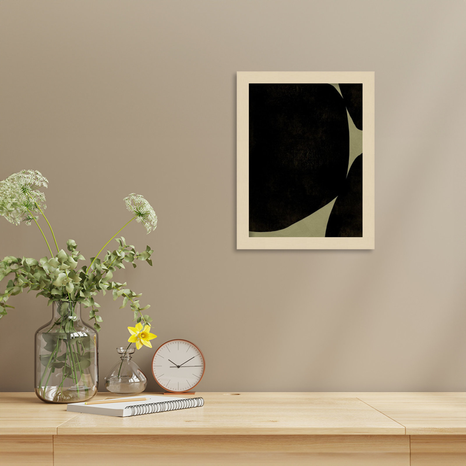 Heirloom Orbs I Print by Jacob Green, Brown, 13" H x 10" W x 1" D