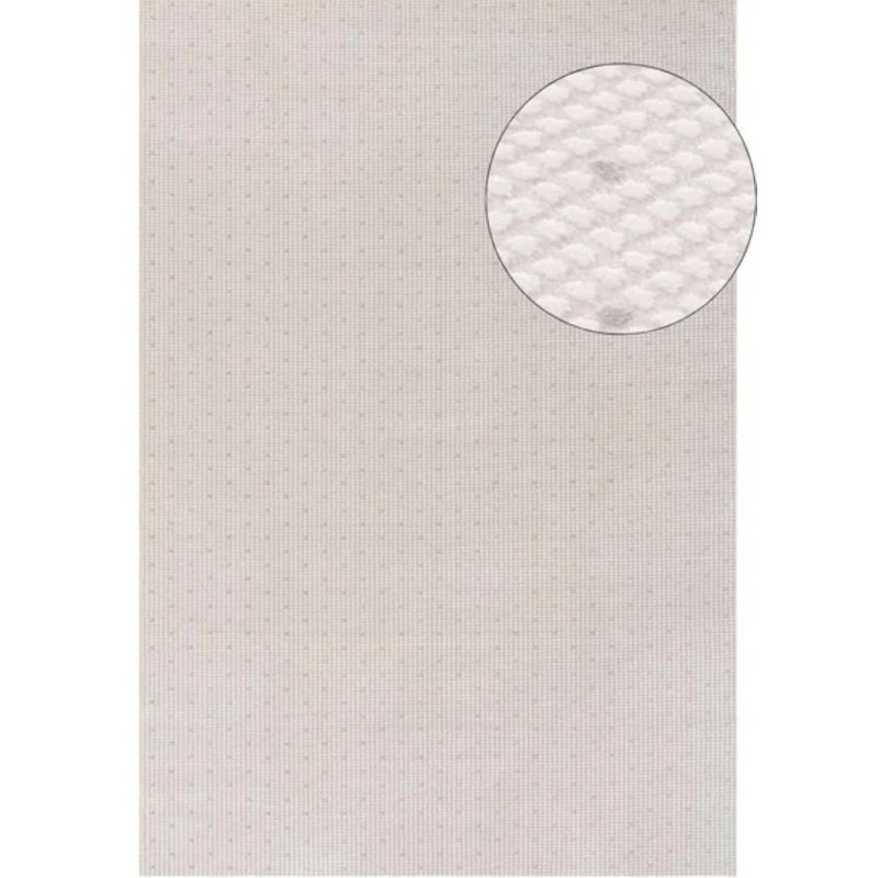 Carmel Modern Dots Cream/Grey Area Rug, Rectangle 80 x 150 cm