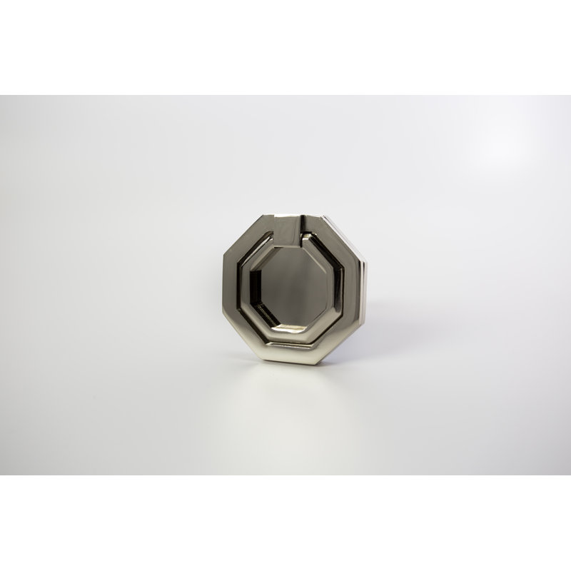 Facet Ring Pull, Polished Nickel