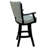 Callisnagh Swivel Wood Bar Stool 30" Seat - Beige Vinyl-276005060-276005074