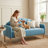 Billijo Solid and Manufactured Wood Standard Loveseat-492363489-489031557