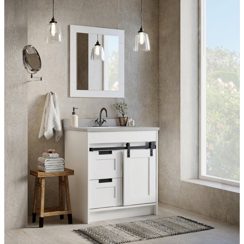 Miroir Davlynn, Blanc