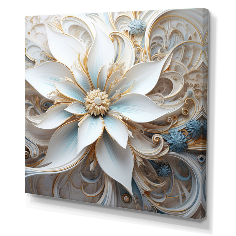 «Electrifiant Vibrant Fact Flowers I», reproduction, Toile tendue, 30" H x 30" W