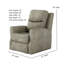 Fauteuil inclinable en cuir Fame-124342679-124342684