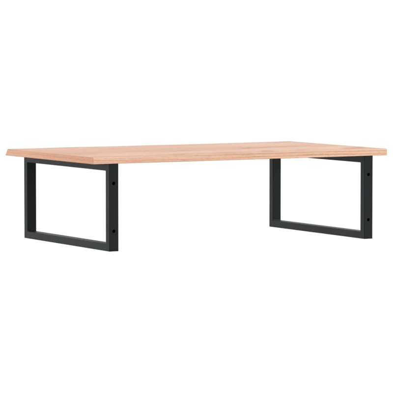 Breslynn 100cm Solid Wood Bathroom Vanity Top, Oak/Black