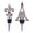 Priddy 2 Piece Eiffel Tower and Fleur De Lis Bottle Stopper Set