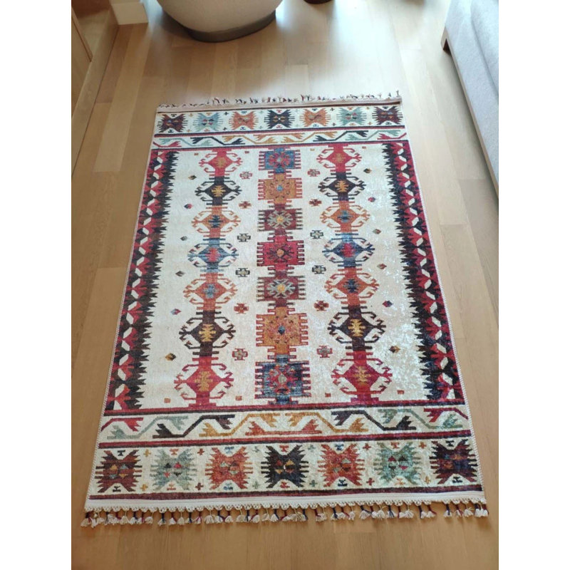 Tapis Toscana avec envers antidérapant, Carré 5 pi 3 po